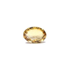 Citrine Loose Gemstone 4.2 Carat High Quality Heart Shape for Fine Jewelry - Product Image 1