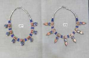 Colliers ethniques à pendentif en corail fleuri du bouddhisme tibétain avec perles tibétaines - Product Image 5