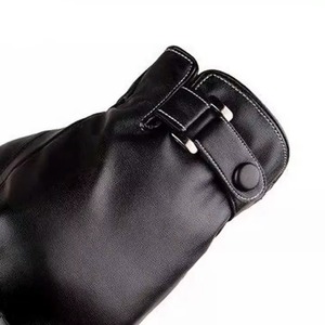 Gants en cuir noir pour hommes et femmes, chauds, compatibles avec les écrans tactiles, décontractés, séchage rapide, respirants, pour le sport, la conduite, le cyclisme, les activités hivernales en plein air - Product Image 6