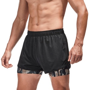 Premium Quality Custom Athletic Fitted Running Workout <b>Compression</b> Gym <b>Men</b> <b>Shorts</b> With Pockets - Product Image 4
