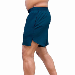 Ropa Deportiva Masculina de Diseño Personalizado, Pantalones Cortos Deportivos de Poliéster, Sólidos, de Secado Rápido, Transpirables, con Cierre de Cordón y Bolsillos - Product Image 6