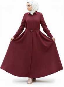 Abaya Personalizada para Mujer, Vestido Islámico Modesto, Manga Larga, Ropa Musulmana, Fabricante OEM ODM - Product Image 2