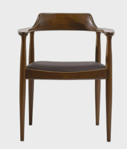 Sillón Moderno de Madera con Cojín, Silla de Comedor de Estilo Mid-Century para Sala de Estar, Cocina, Decoración del Hogar - Product Image 1