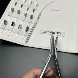 ชุดเครื่องมือไมโครลิงค์พรีเมียม สแตนเลสสตีล สำหรับต่อผมแบบปลายแบน พร้อมกล่องเก็บ  โลโก้สั่งทำได้  พร้อมห่วงดึงและคลิป - Product Image 3