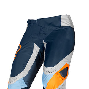 Pantalones de Motocicleta para Mujer, Diseño Nuevo, Bloques de Color Azul Marino, Naranja y Gris, Transpirables, de Spandex y Nailon, para Todas las Temporadas, Ropa de Carreras - Product Image 2