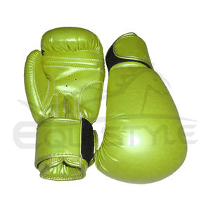 Gants de sparring de kickboxing robustes en cuir de vachette Rexine doré, sur mesure, conception OEM, vente en gros, pour enfants - Product Image 6