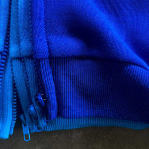 Sudadera con capucha de doble capa azul y rosa con logotipo personalizado para hombre, sudadera con capucha de doble capa con doble tejido, sudadera con capucha doble para invierno cálido - Product Image 2