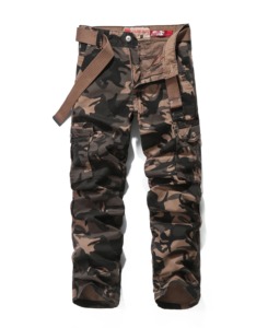 Pantalon cargo pour homme, design utilitaire décontracté de qualité supérieure, tissu doux et confort décontracté, usine de vêtements de grande capacité - Product Image 1