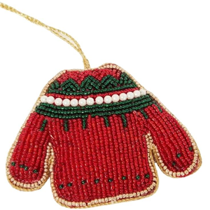 Ethnic Style Beaded Bag <b>Charm</b> Keychain Fashionable Bohemian Design with Intricate Bead Embroidery Durable Leather Strap - Product Image 1