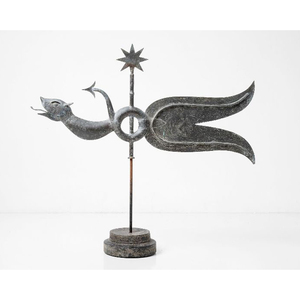 <b>Antique</b> Luxury Iron Bird Weather Vane <b>Compass</b> Directions Bird Powder Coated Finish Freestanding Outdoor Garden Ornament - Product Image 5