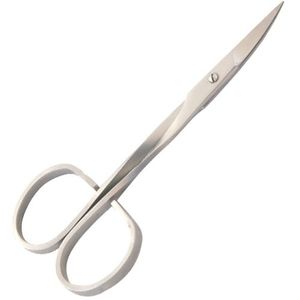 Stainless Steel Right-Handed Cuticle Scissors with Sharp Blade Tip Durable Round Handle Beauty Tool <b>for</b> Manicure <b>Adults</b> Use - Product Image 2