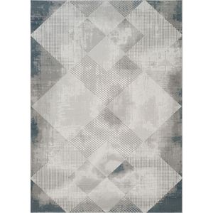 Geometrix GC_DIM1009 Grigio 5 piedi 3 pollici X 7 piedi 3 pollici Set di Tappeti - Product Image 1