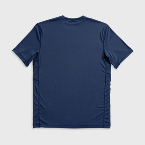 T-shirt en jersey pour homme 100% coton de qualité supérieure, style basique, impression laser personnalisée, logo personnalisé, design tricoté, 250 grammes, respirant - Product Image 3