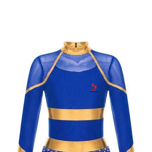 Uniforme de Animadora Juvenil de Poliéster con Mangas Largas y Diseño sin Espalda, Superventas - Product Image 5