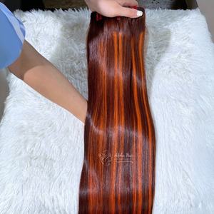 Extensiones de cabello vietnamita sedoso y suave de extremo fuerte súper grueso de lujo teje pelucas para mujeres barato hueso recto Sudáfrica - Product Image 3