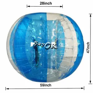 Pelota de burbuja para exterior, burbuja inflable de fútbol, parachoques, pelota de burbuja de fútbol