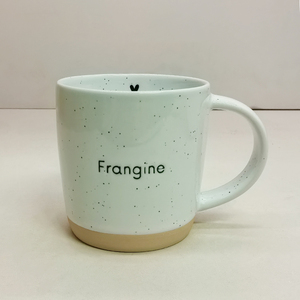 Tasses en porcelaine modernes prêtes à être expédiées, motif à pois, 11 oz, logo personnalisé en soie, design moucheté, compatibles micro-ondes et lave-vaisselle, pour un cadeau de fête des mères - Product Image 2