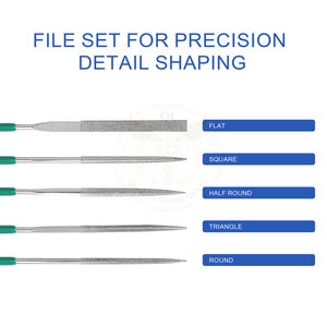 <b>Hand</b> <b>File</b> Jewelry Needle <b>Files</b> Set For Jewelry Making Repair Finishing And Polishing Tool Set For Online Sale - Product Image 5