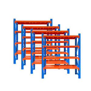 Estantes apilables industriales de acero resistente personalizados Estante de almacén de fábrica Sistema de bandeja de palé selectivo - Product Image 1