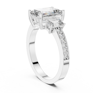 Custom Logo 925 Sterling Silver Moissanite <b>Diamond</b> <b>Ring</b> Wholesale OEM ODM Jewelry Manufacturer - Product Image 3