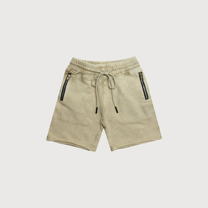 Pantalones Cortos de Algodón con Efecto Desgastado al Ácido, Estilo Vintage, para Venta al por Mayor, Ideales para Ropa Urbana y Jogging, con Elástico y Cómodos - Product Image 3