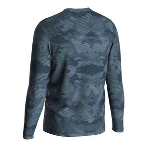 Chemise de pêche à manches longues pour homme, camouflage, avec capuche et protection faciale, UPF 50, anti-UV, pull-over - Product Image 4