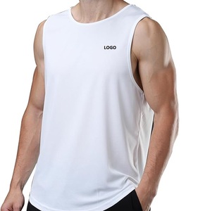 Blue Men's Tank Top Sleeveless Workout <b>Vest</b> Quick Dry Breathable Plus Size Gym Running Shirt - Product Image 6