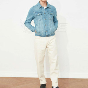 Chaqueta de Mezclilla Transpirable para Hombre, Nueva Moda de Invierno, 100% Algodón, Estilo Casual, Logotipo Frontal, Estilo Único, Opciones Personalizadas para Venta en Línea - Product Image 6