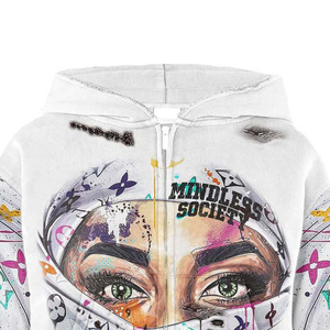 Sudadera con Capucha Roja de Diseño Nuevo y de Primera Calidad para Hombre, Sudadera con Pedrería, 100% Algodón, Forro Polar de Invierno, Estilo Vintage - Product Image 2