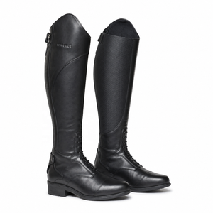 Bottes d'équitation personnalisées en cuir PU, à fermeture éclair, antidérapantes, de luxe, pour le sport et les activités de plein air, couleur unie, pleine longueur - Product Image 5