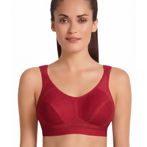 Women's High Support Sports <b>Bra</b> Breathable Four-Way Stretch Front Logo Quick Dry Yoga Fitness Running Casual <b>Bra</b> - Product Image 4