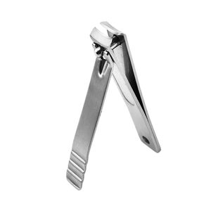 Textured Grip Stainless Steel Nail Clipper Trimmer Cross Hatch Lever Wide Jaw Opening for Professional Finger Toenail Manicure - Product Image 3