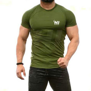 T-shirts de sport respirants pour hommes Urban Gym – Vêtements d'entraînement personnalisés imprimés – T-shirts de fitness ajustés pour hommes - Product Image 4