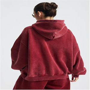 Little Paws <b>Trainers</b> <b>Ladies</b> Premium Polyester/Cotton Fleece Pullover Hooded Knitted Full Sleeve 320g Regular Length Winter Front - Product Image 2
