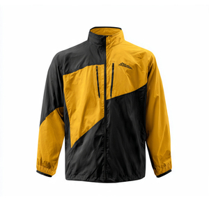 OEM Stand Collar Chest Pocket Windbreaker <b>Jacket</b> 100% Nylon Waterproof <b>Jackets</b> Men's Wind Breaker <b>Lightweight</b> Rain <b>Jacket</b> Tops - Product Image 1