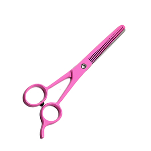 Tijeras Profesionales de Acero Inoxidable para Texturizar y Entresacar Cabello, Diseño Plegable de Mango Largo para Salón de Belleza y Peluquería - Product Image 1
