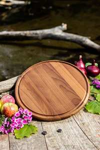 Planche à découper en bois de manguier durable et éco-responsable pour pizza, pain, gâteaux, fruits, légumes - Taille personnalisable pour la cuisine - Product Image 2