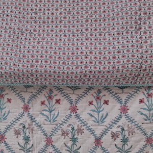 Classic 100% Cotton Eco-Friendly Winter Luxury Handmade Organic Reversible <b>Quilt</b> Lightweight Home <b>Bedding</b> Comforter Soft <b>Quilt</b> - Product Image 4
