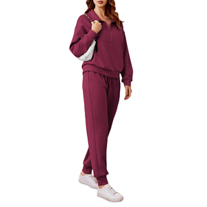 Conjunto Deportivo Informal con Logotipo Personalizado, Sudadera Ligera y Pantalones de Diseño Elegante, Chándal Cómodo para Entrenamiento y Moda Urbana - Product Image 4