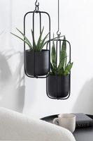 Métal Cintre De Plante, Suspendu Rond En Métal Planteur Pot De Fleur