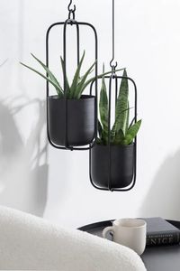Metal Plant Hanger,Metal Round Hanging <b>Planter</b> Flower Plant Pot - Product Image 6