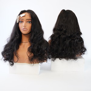Extensions de cheveux naturels ondulés avec perruque, cheveux humains vietnamiens couleur naturelle, extension de cheveux avec closure en dentelle, couleur libre - Product Image 5