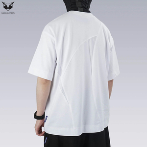 Camisetas Techwear de Última Moda 2026, Camisetas Tácticas de Algodón con Estilo Urbano para Hombre, Talla Grande - Product Image 2