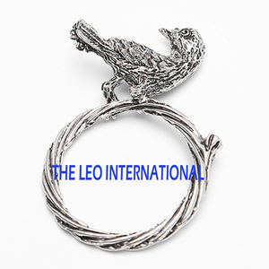 แหวนรองผ้าเช็ดปาก เหล็ก คริสตัล โลหะ อุปกรณ์ตกแต่งโต๊ะอาหาร งานเลี้ยงอาหารค่ำ งานแต่งงาน ปีใหม่ โอกาสอื่นๆ คุณภาพสูงสุด - Product Image 5