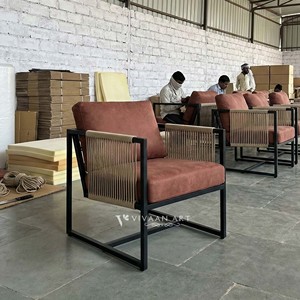 Chaises de salle à manger modernes avec structure en bois, empilables, écologiques, rembourrées, sièges confortables pour la maison, la cuisine, les restaurants, les cafés - Product Image 2