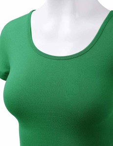 Camiseta corta antiarrugas para mujer, de primera calidad, transpirable, informal, con los últimos diseños, en oferta, hecha a medida. - Product Image 2