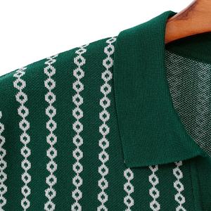 Nouveau T-shirt d'été en coton vintage pour hommes, sport décontracté à manches courtes avec coupe ajustée, respirant pour polos grande taille - Product Image 4