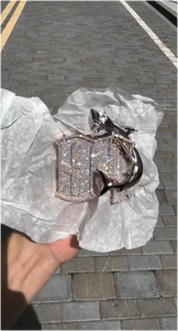 จี้เพชรโมอิสซาไนต์ VVS ระดับพรีเมียม ประดับเพชรเต็มตัว สไตล์ฮิปฮอป ตัวอักษรตามสั่ง เงินแท้ 925 ชุบทอง รับรองโดย GRA - Product Image 3