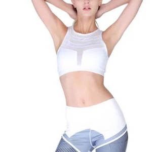 Nouvel Arrivage Ensemble de Yoga et de Sport Deux Pièces pour Femme Grande Taille Uni Très Élastique Sans Couture avec Legging Ajusté - Product Image 2