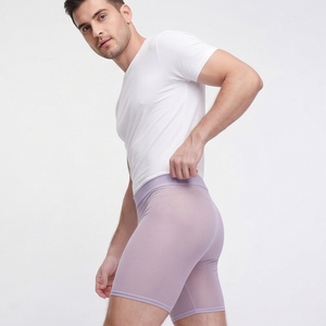 Calzoncillos Cortos Transparentes para Hombre, Cintura Alta, 100% Poliéster, Shorts Transparentes, Shorts Sexys para Hombre - Product Image 6
